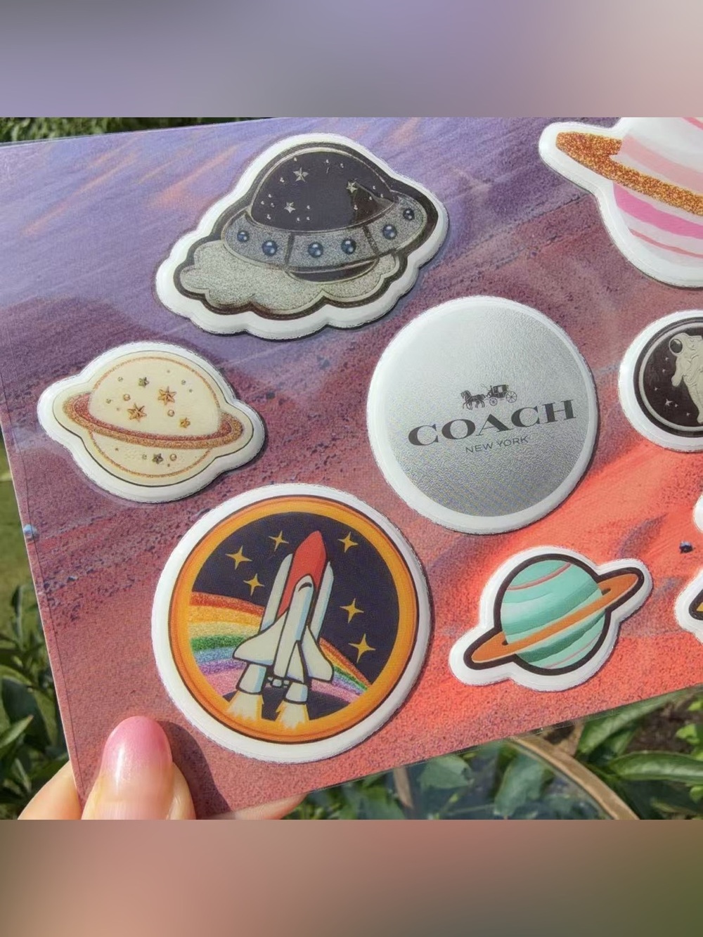Coach Space Explorer Sticker Set - Picture 2 of 6